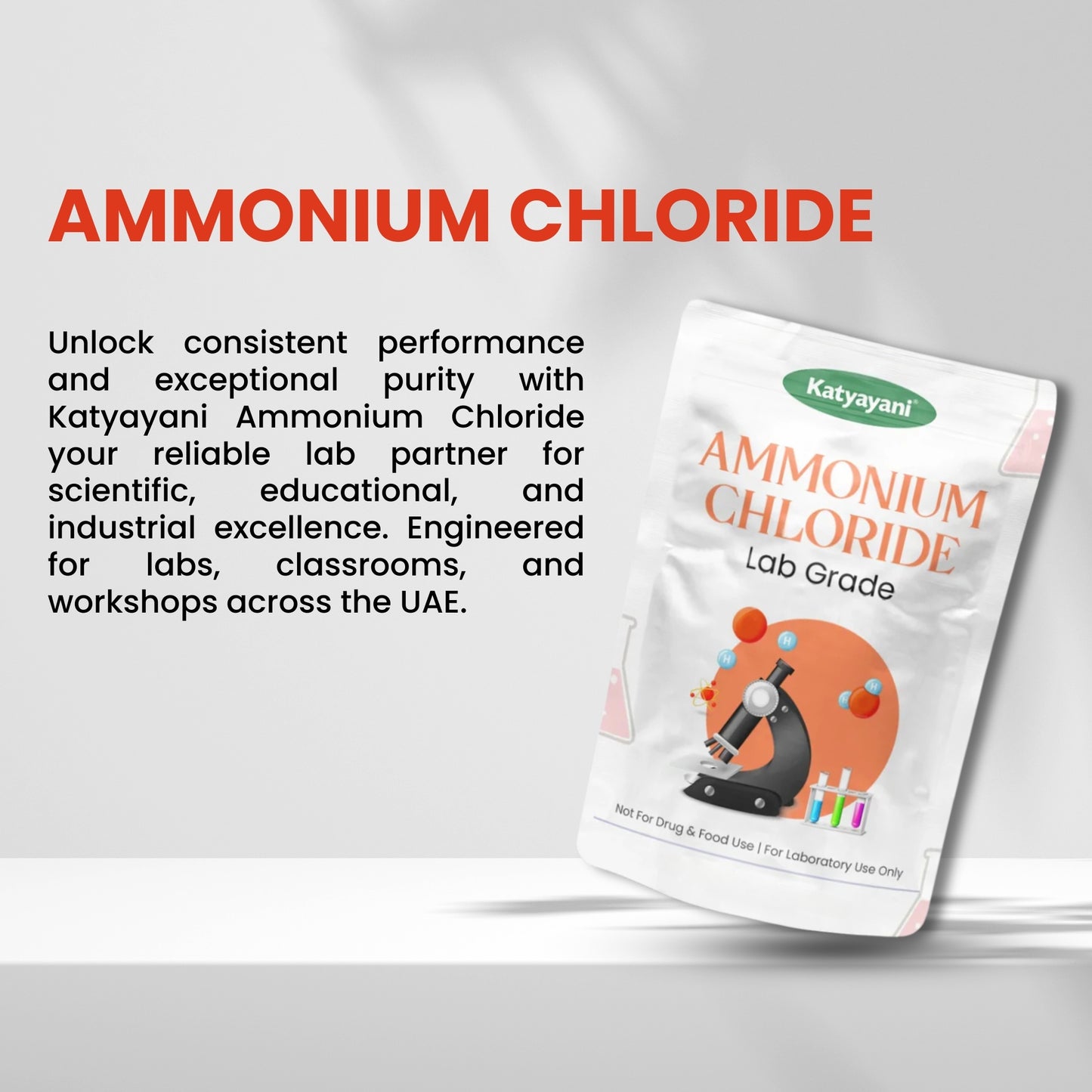Katyayani Ammonium Chloride – Premium Lab Grade NH₄Cl for Scientific Excellence | Now in UAE