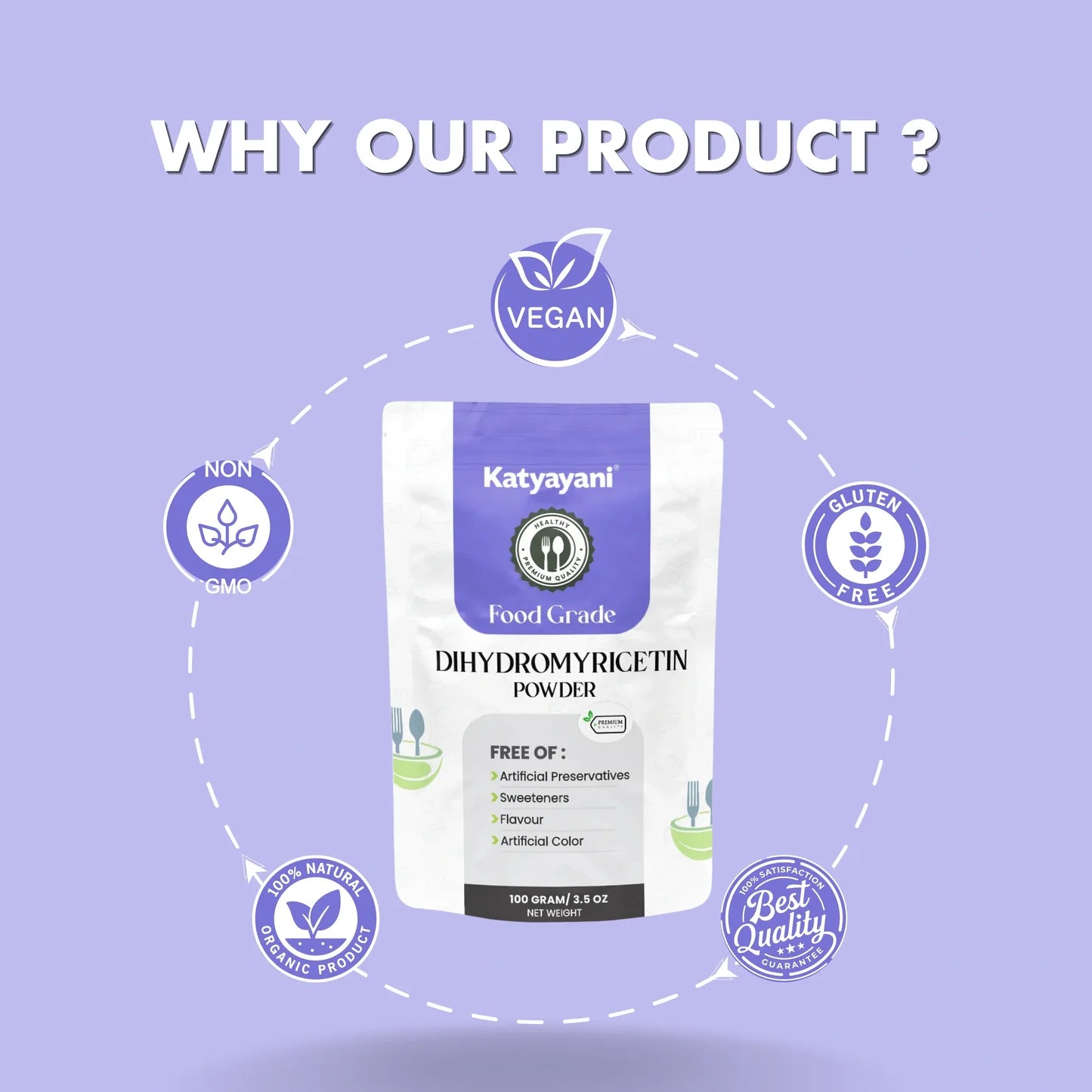 GGV Dihydromyricetin Powder 100gm (3.5oz)-Food Grade