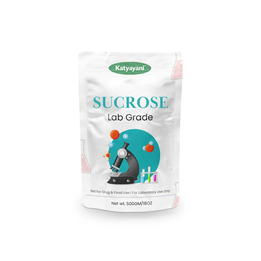 GGV Sucrose 500gm (18oz)- Lab Grade  High Purity Lab Grade Sugar for Scientific Use, Biology Labs & Research