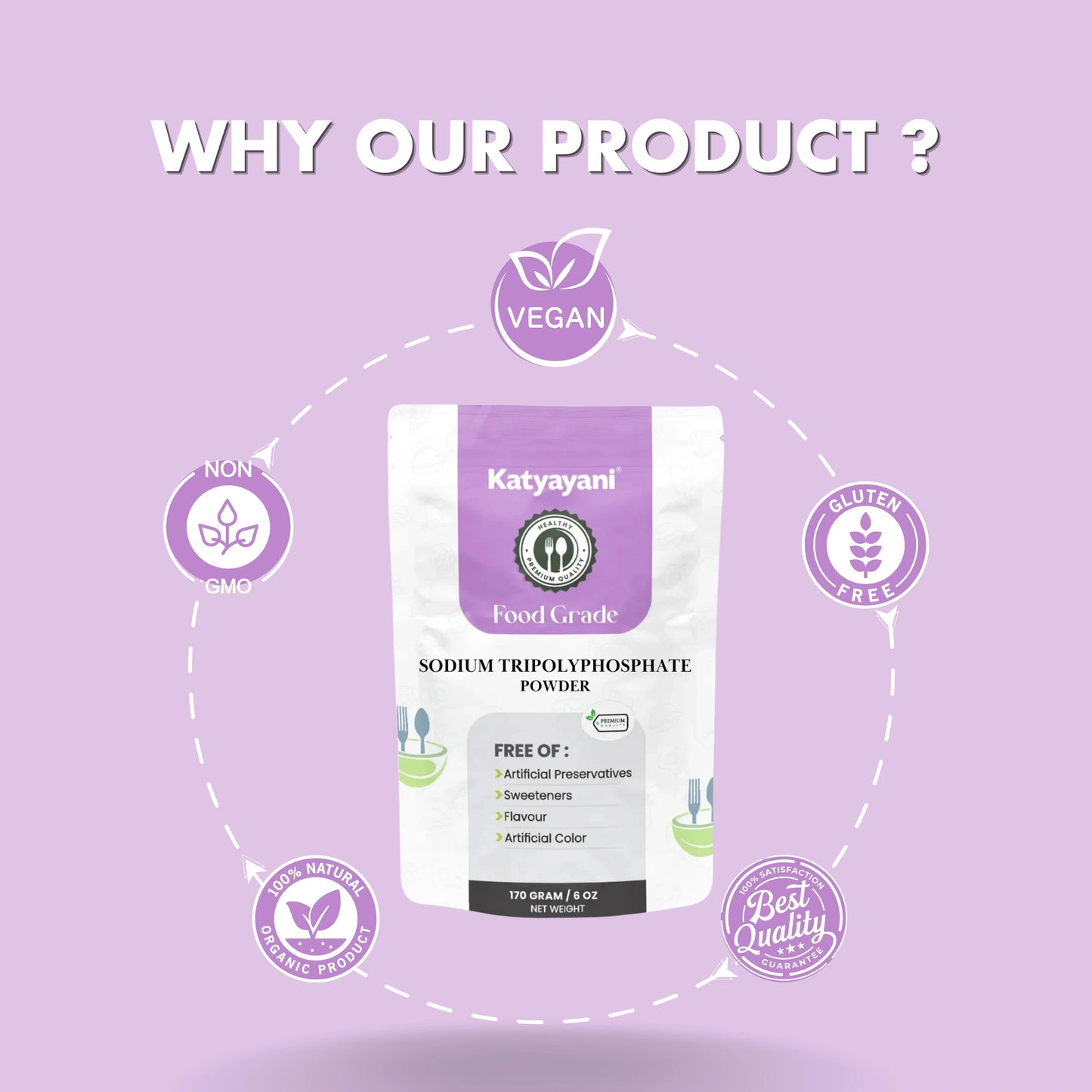 GGV Katyayani Sodium Tripolyphosphate (STPP) Food Grade Powder – Buy 1 Get 1 Free