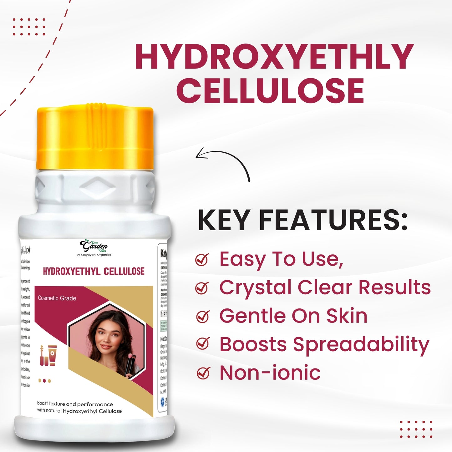 GGV HydroxyEthyl Cellulose (9 oz)-Cosmetic Grade