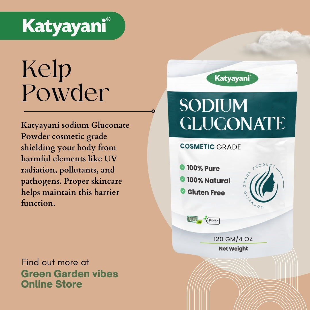 GGV Sodium Gluconate Powder Cosmetic Grade 120 gm – Buy 1 Get 1 Free