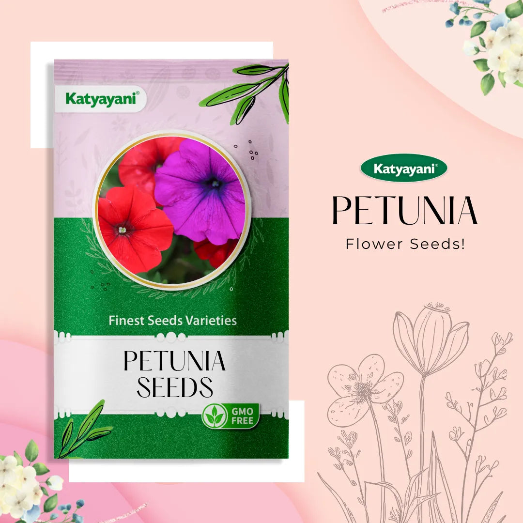 GGV Petunia Double Mix Flowering Seeds