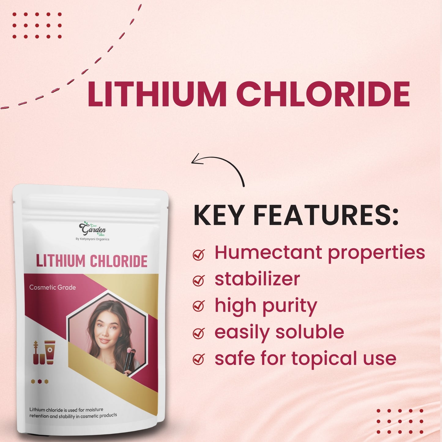 GGV Lithium Chloride 100gm (4.5oz)-Cosmetic Grade