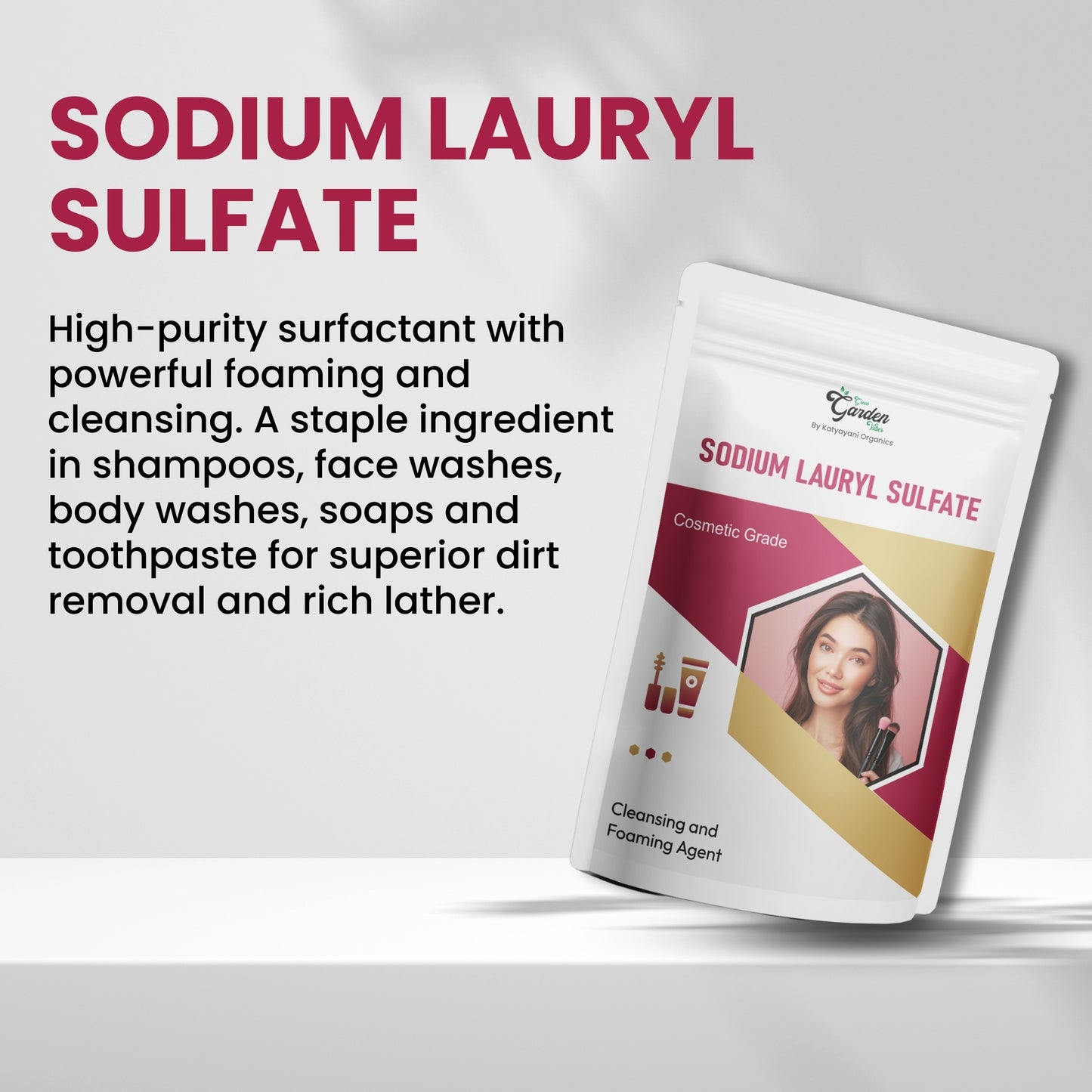 Sodium Lauryl Sulfate-Cosmetic Grade | Cleansing and Foaming Agent