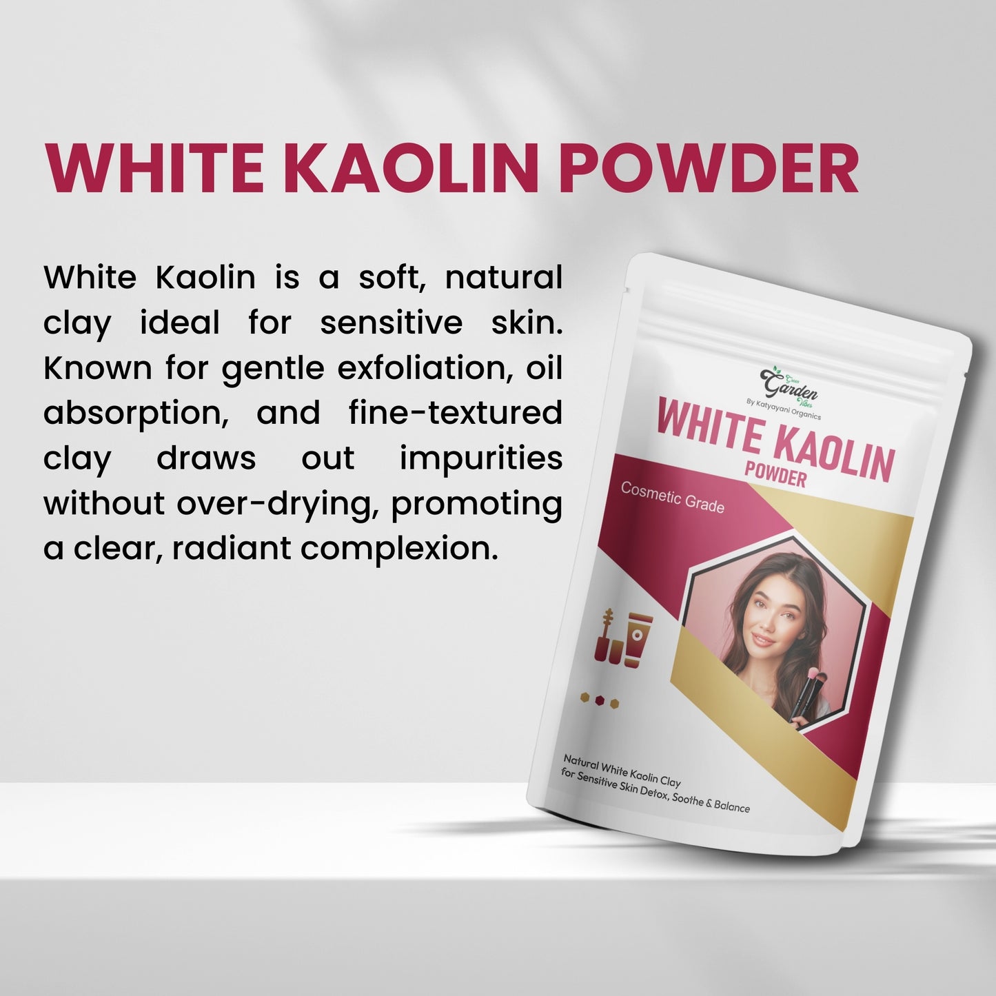 GGV White Kaolin 454gm (16oz)-Cosmetic Grade