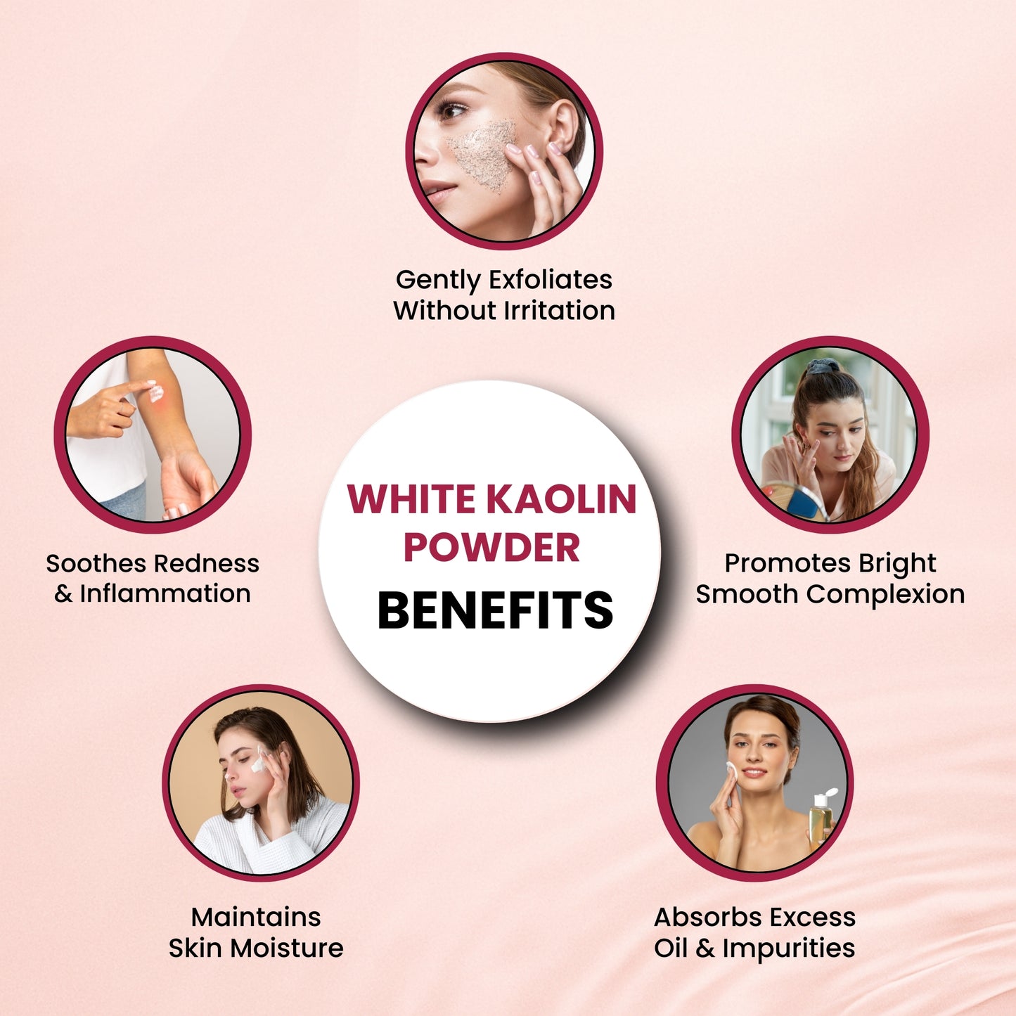 GGV White Kaolin 454gm (16oz)-Cosmetic Grade