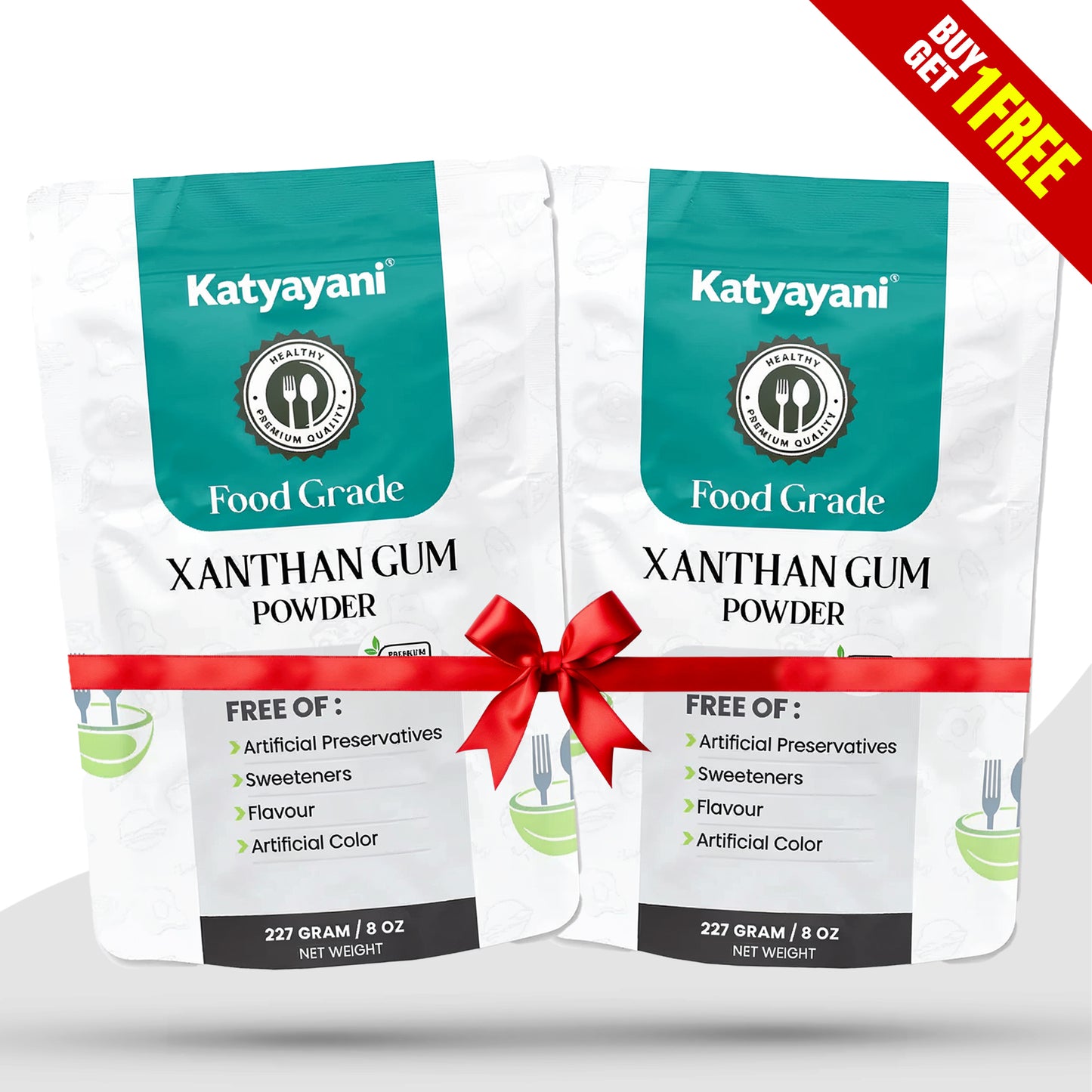 GGV Xanthan Gum Food Grade Powder 227 gm (8 oz) – Buy 1 Get 1 Free in UAE