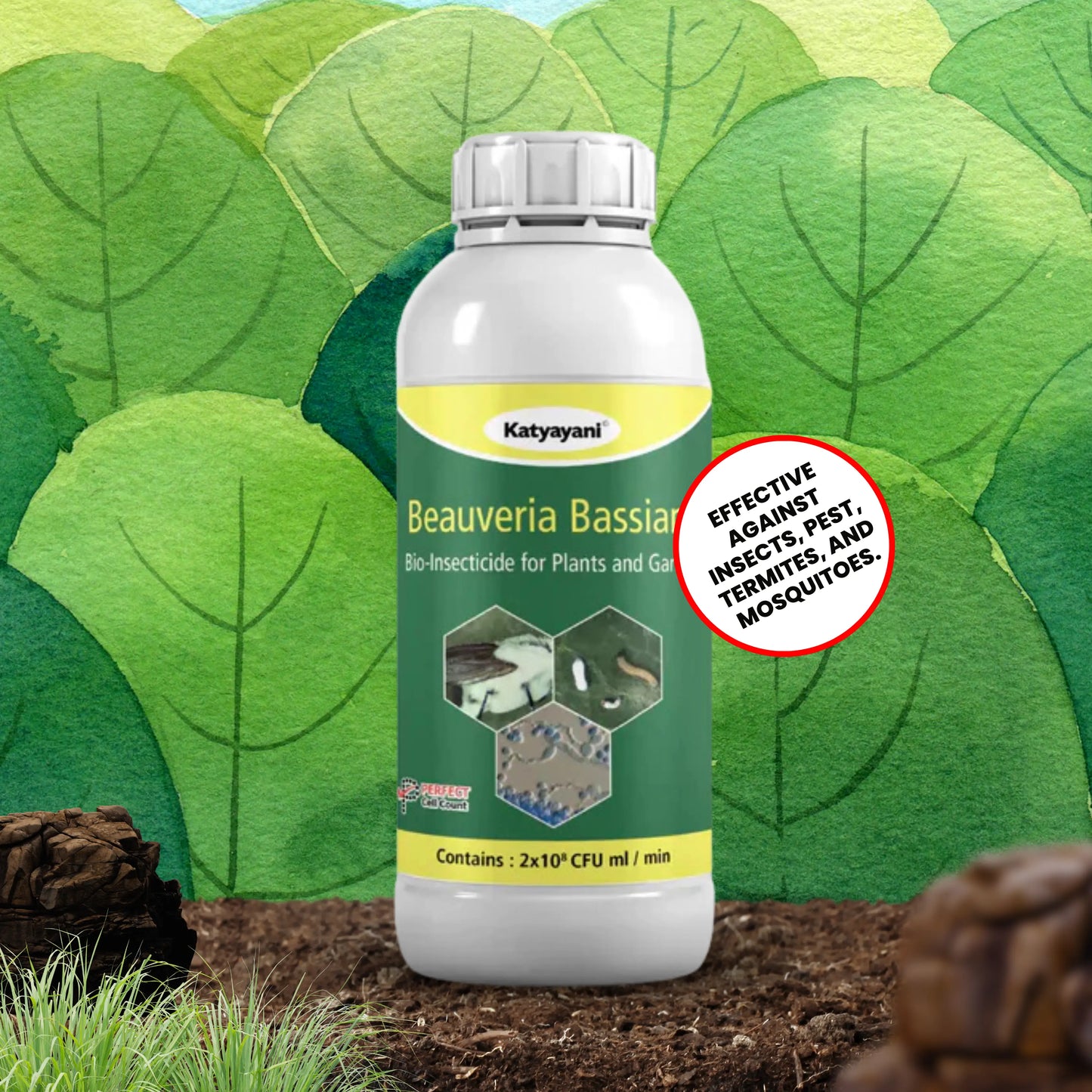 GGV Katyayani Beauveria Bassiana – Advanced Bio-Insecticide for Sucking & Larval Pests