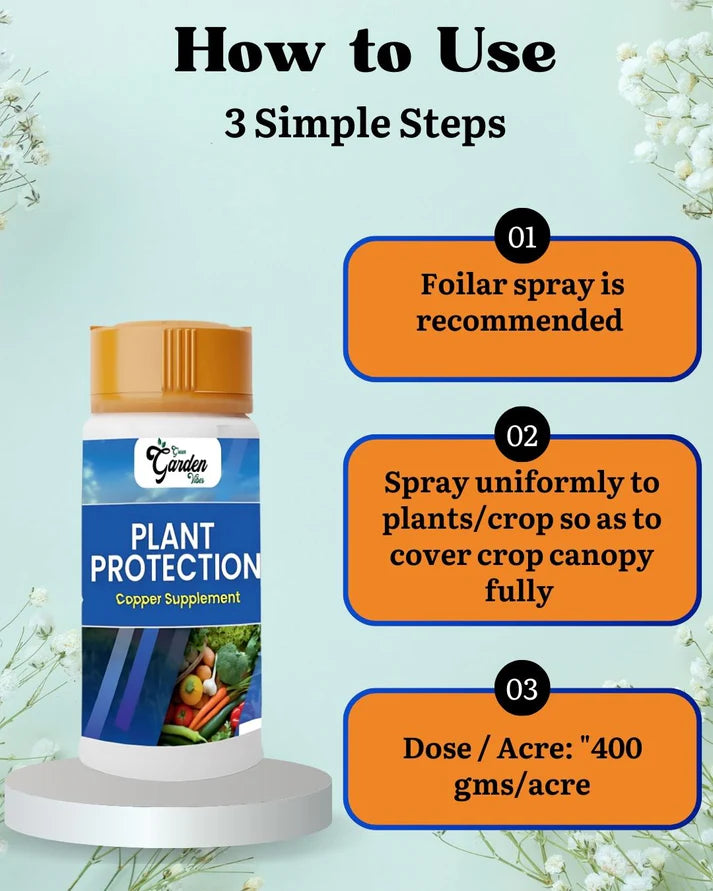 GGV Copper Sulphate (Plant Protection) 470 gm |Multi-Purpose Solution for Agriculture & Gardening