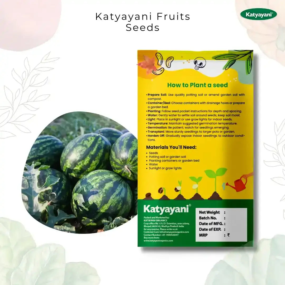 GGV Watermelon Dark Green Fruit seeds