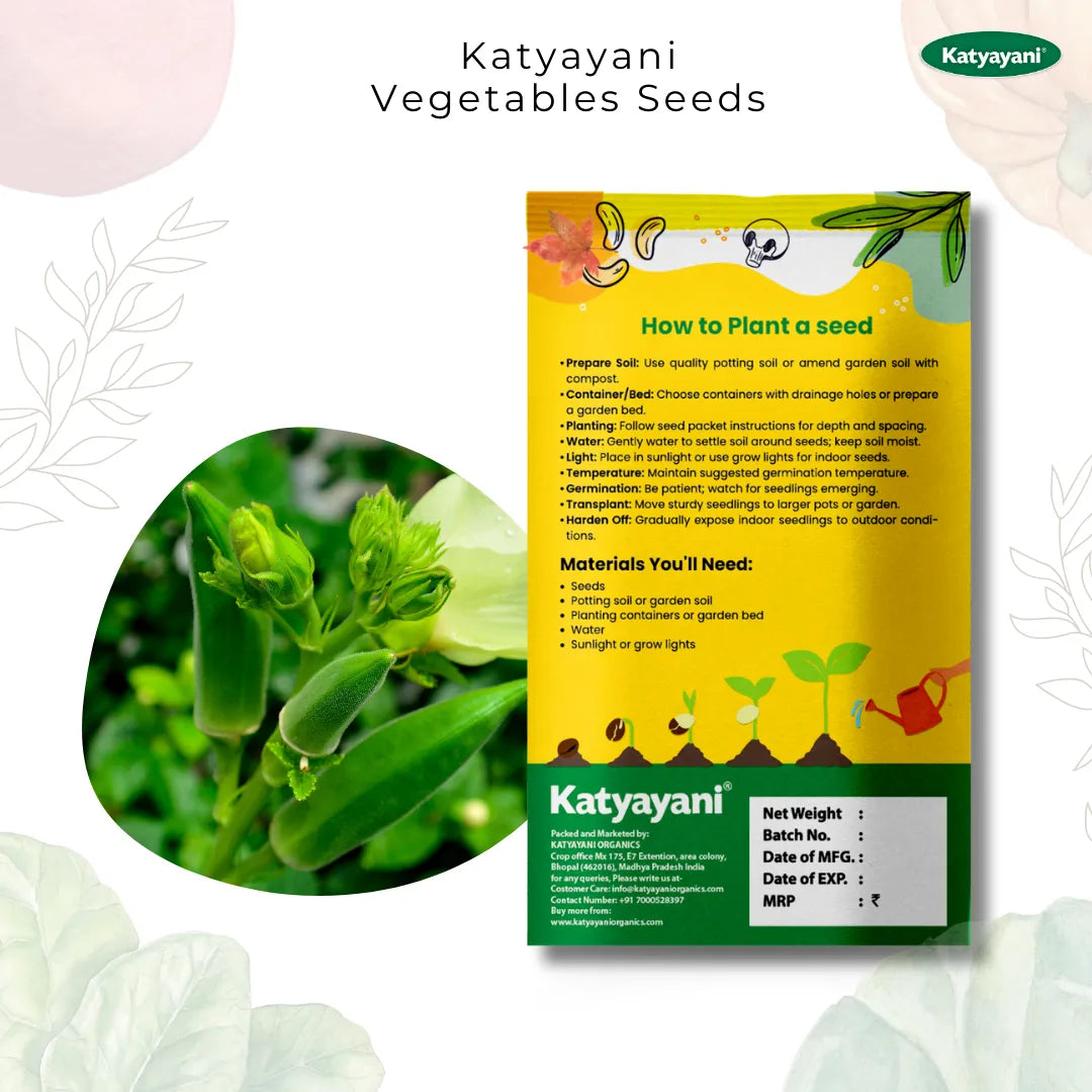 GGV Okra (lady finger) Vegetable Seeds