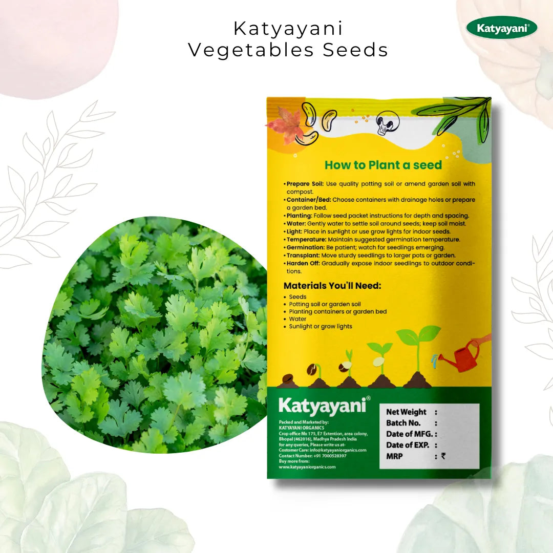 GGV Coriander Vegetable Seeds
