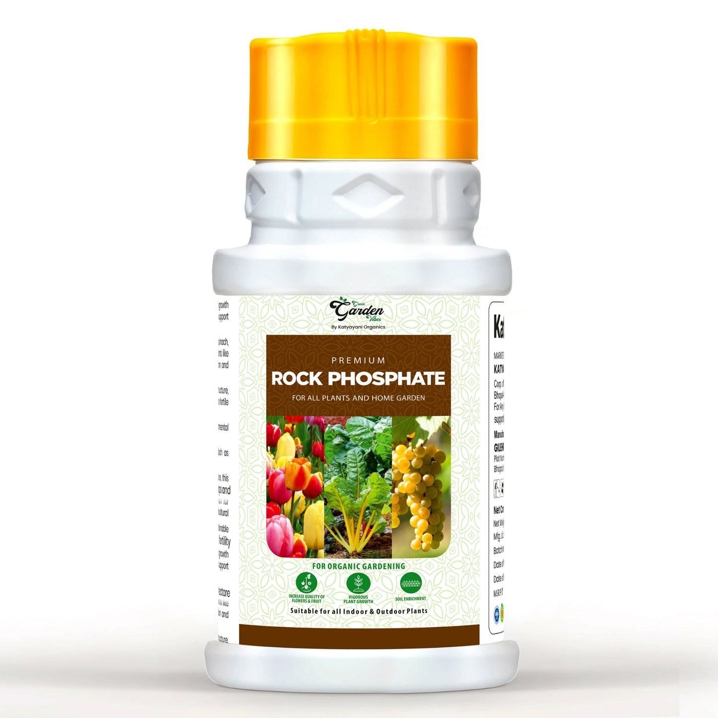 GGV Katyayani Organic Rock Phosphate Fertilizer – Natural Soil Booster for Carbon Enrichment & Flowering | Ideal for Fruiting Plants & Gardening – UAE Special