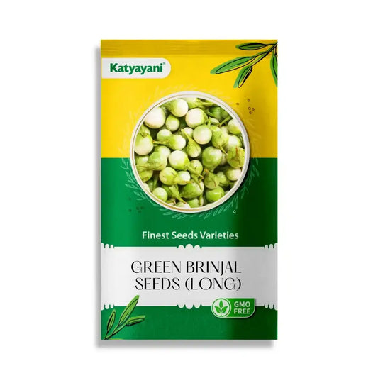 GGV Green Brinjal (Long) Vegetable seeds