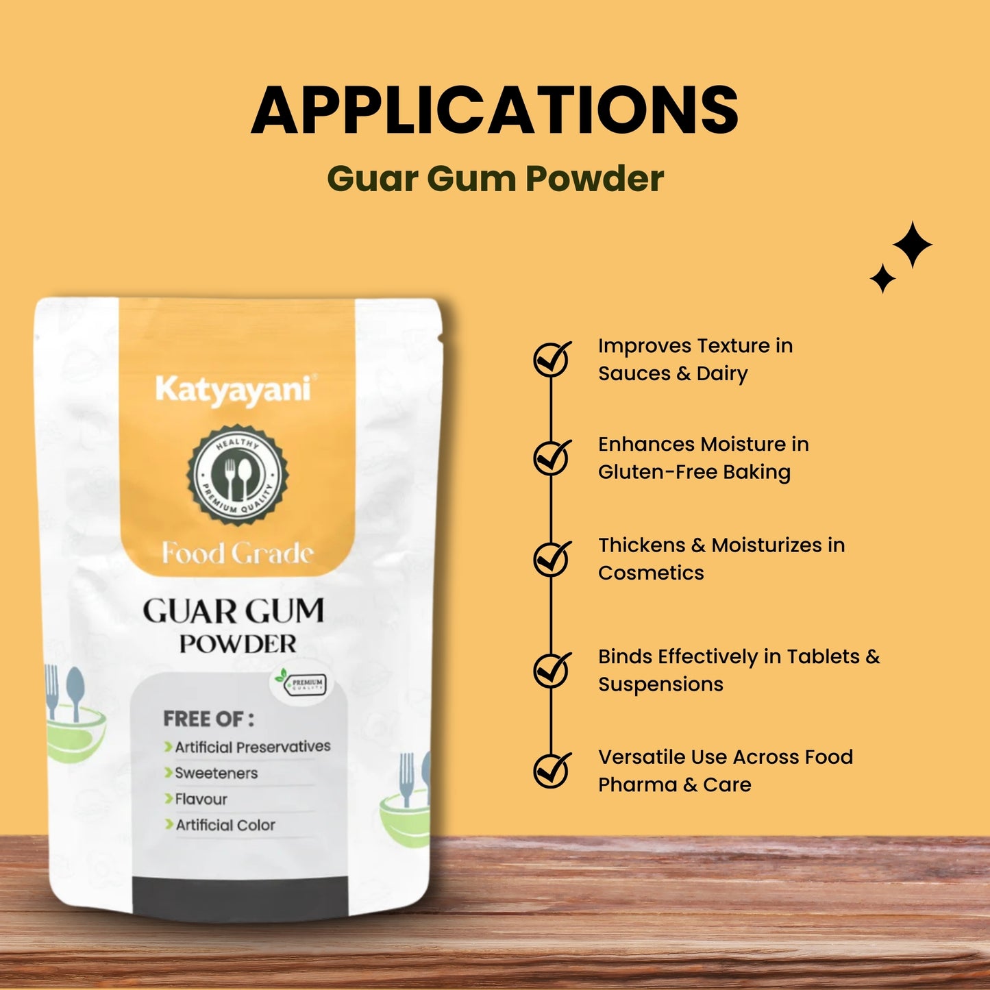 GGV Guar Gum Powder 284 gm (10 oz)-Food Grade
