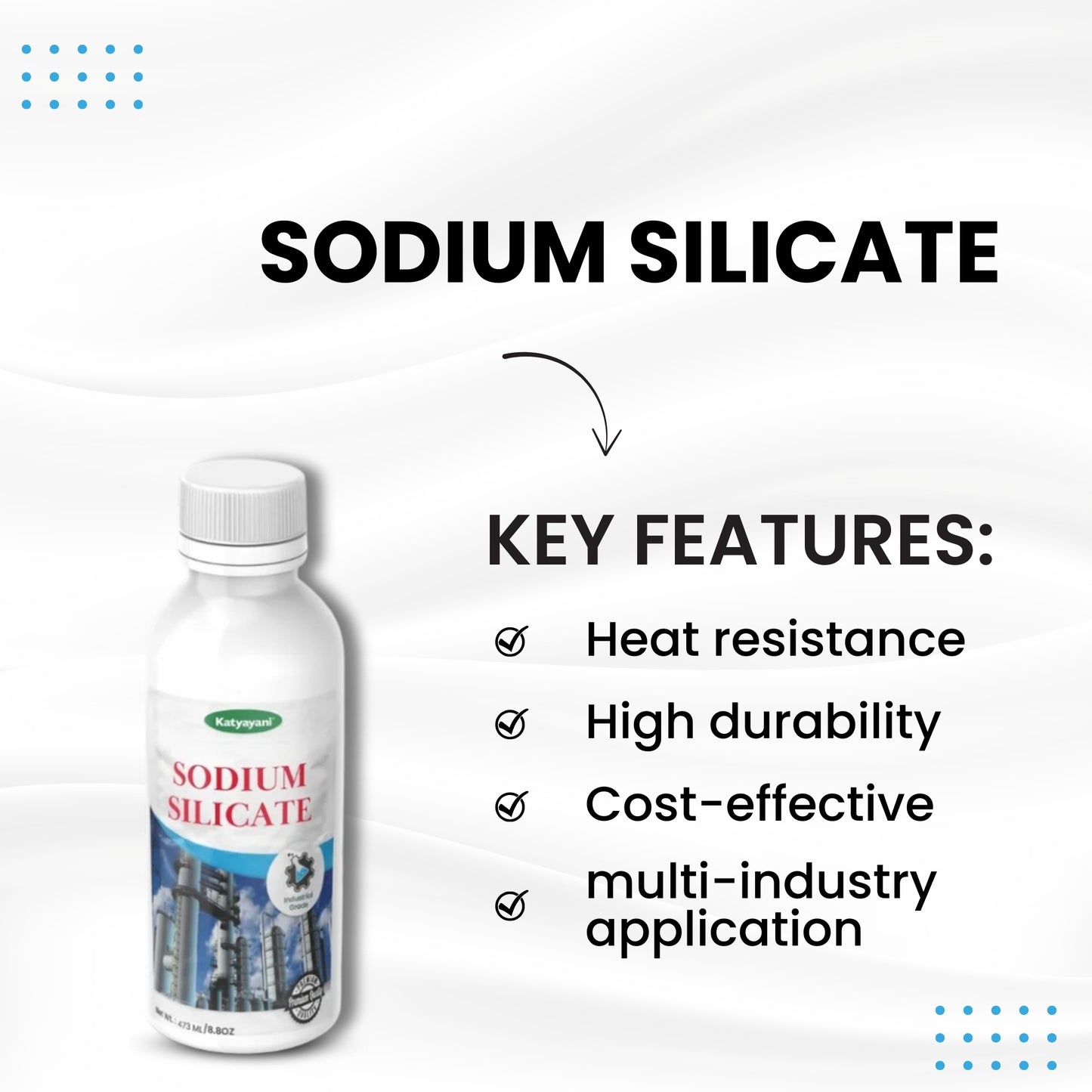 GGV Sodium Silicate 473ml-Industrial Grade | High-Performance Binder & Sealant