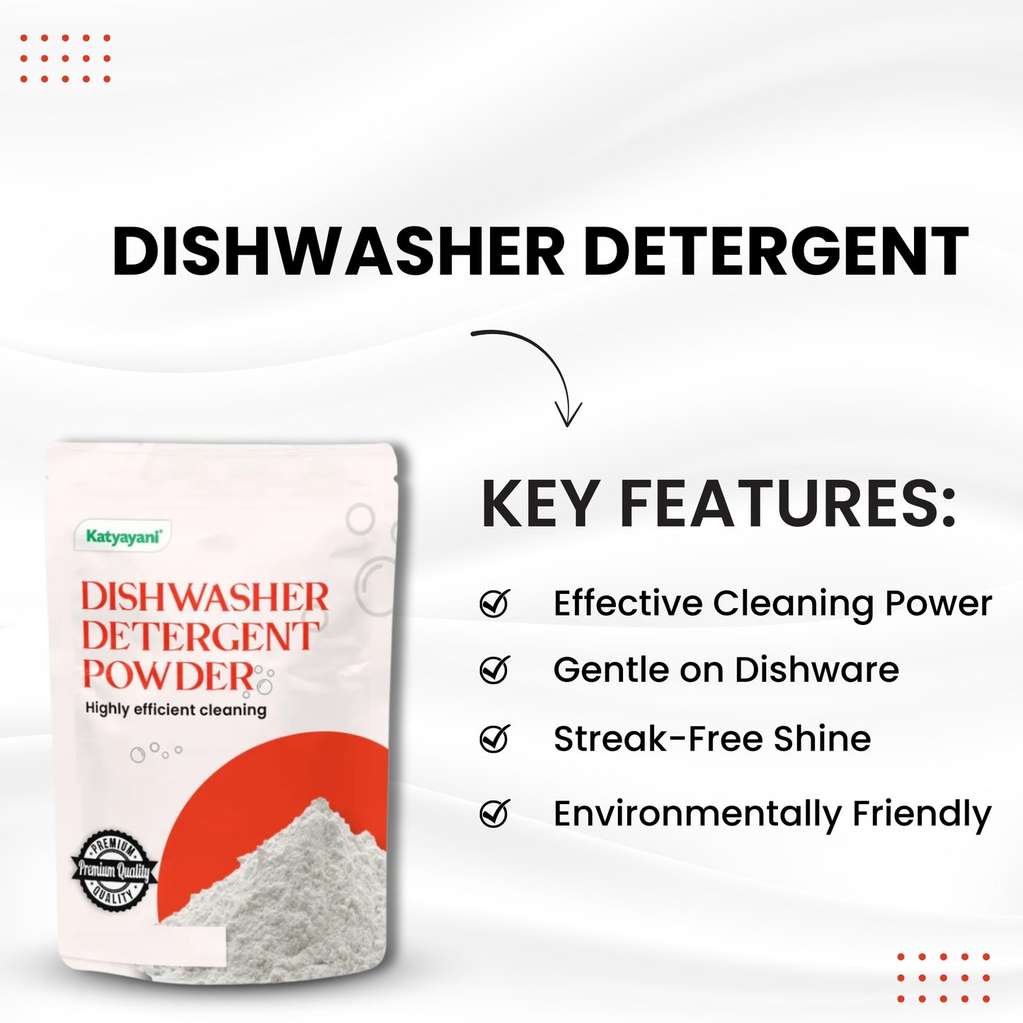 GGV Dishwasher Detergent 454 gm (1 lb)-Cleaning Grade