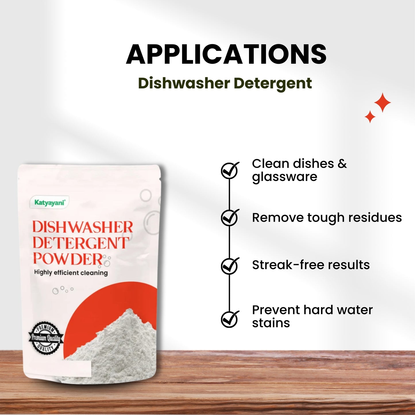 GGV Dishwasher Detergent 454 gm (1 lb)-Cleaning Grade