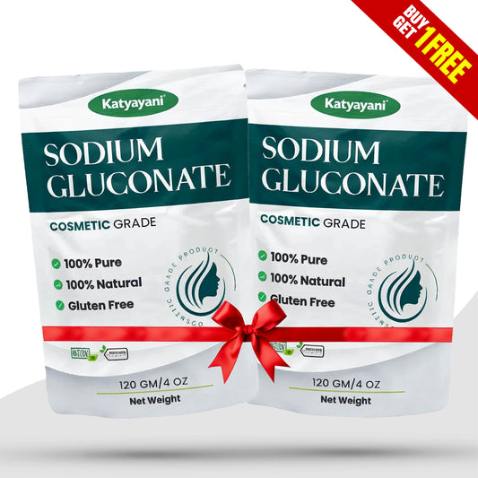 GGV Sodium Gluconate Powder Cosmetic Grade 120 gm – Buy 1 Get 1 Free