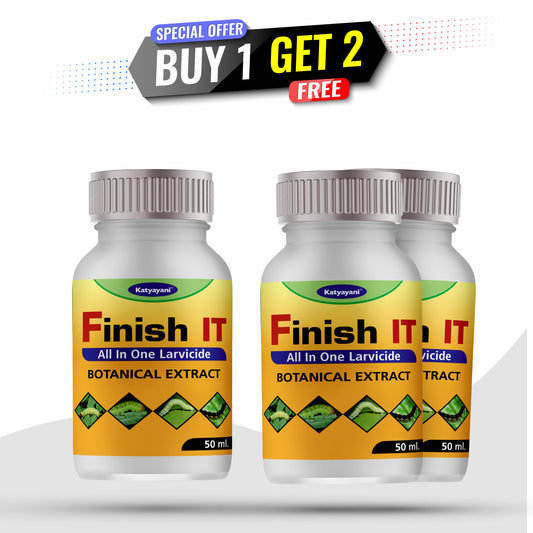 GGV Finish It Trio Pack – Buy 1, Get 2 Free | Triple Power Larvicide & Organic Insecticide