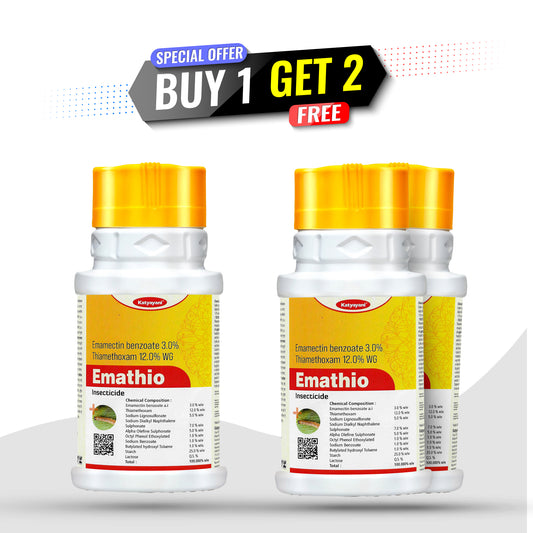 GGV Katyayani Emathio Triple Attack Pack – Buy 1, Get 2 Free | Dual Action Insecticide for Complete Pest Control