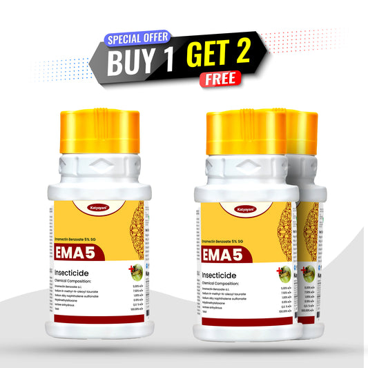 GGV Katyayani EMA 5 Triple Kill Pack – Buy 1, Get 2 Free | Emamectin Benzoate 5% SG Insecticide