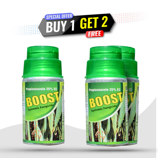 GGV Katyayani Boost Triple Shield Pack – Buy 1, Get 2 Free | Propiconazole 25% EC Systemic Fungicide
