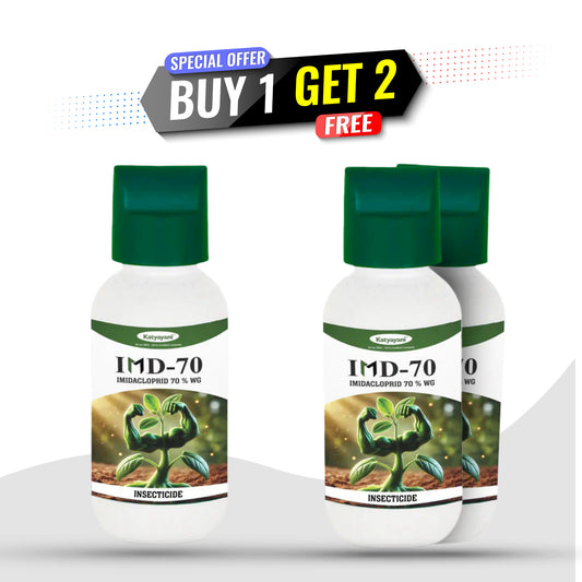 Katyayani IMD-70 Triple Impact Pack – Buy 1, Get 2 Free | Imidacloprid 70% WG Insecticide for Sucking Pests