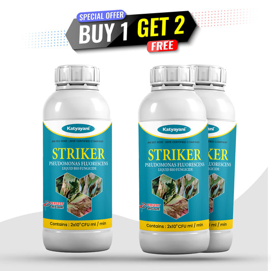 Katyayani Pseudomonas Fluorescens Bio Fungicide – Organic Plant Disease Controller for Sustainable Farming | Buy 1 Get 2 Free