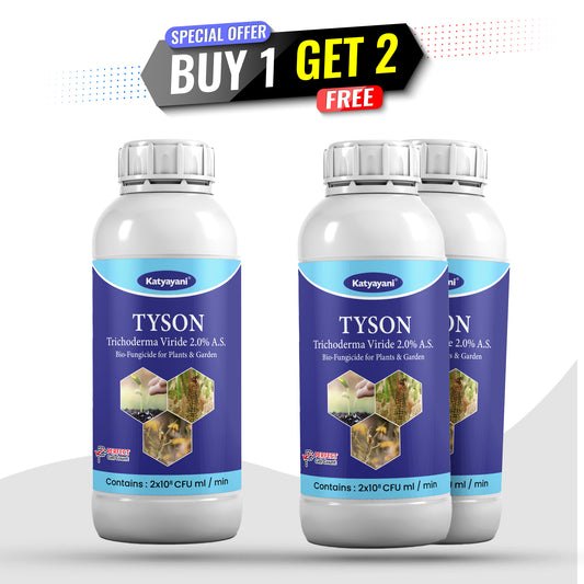 GGV Katyayani Trichoderma Viride – Advanced Liquid Bio Fungicide for Soil-Borne Disease Control & Organic Farming  Buy 1 Get 2 FREE