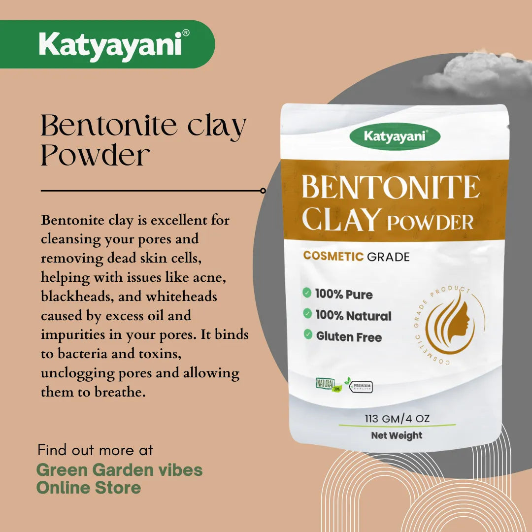 Bentonite Clay Powder Cosmetic Grade 113 gm ( 4oz)