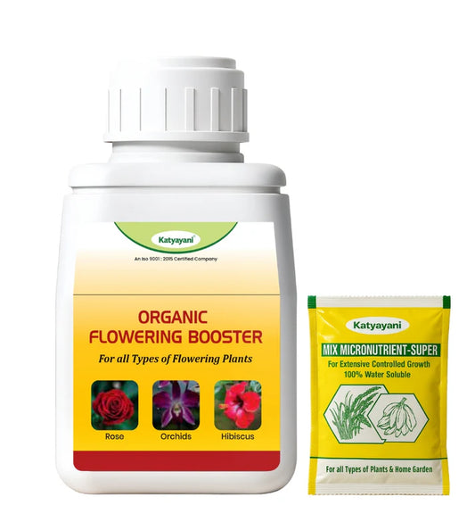 Katyayani Flowering Booster Fertilizer + Mix Micro 10 Gm | Organic Fertilizers