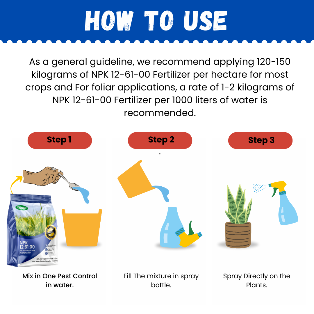 katyayani GGV NPK 12 61 00 (Mono Ammonium Phosphate Water Soluble Fertilizer)