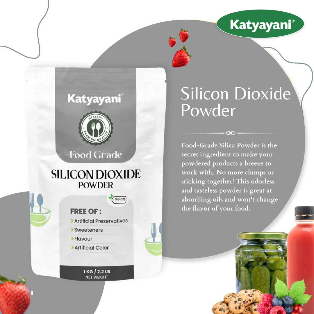 Silicon Dioxide 1kg (2.2 lb)-Food Grade