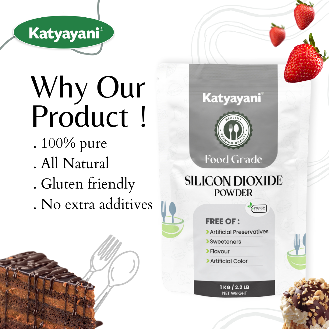 Silicon Dioxide 1kg (2.2 lb)-Food Grade