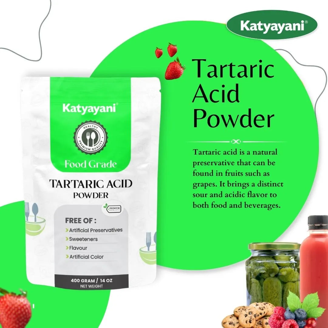 GGV Tartaric Acid 400gm (14 oz)