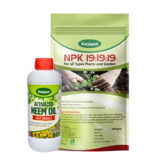 GGV NPK 19 19 19 Plant Food Fertilizer with Booster for Plants & Home Garden