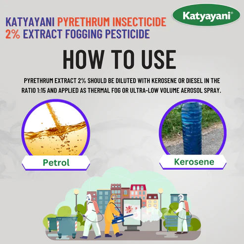 Pyrethrum Extract 2% m/m – Natural Oil-Based Herbal Insecticide for Public Health Pest Control (UAE Edition)