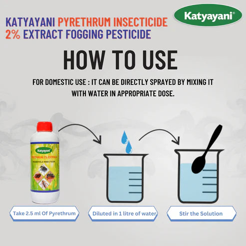 Pyrethrum Extract 2% m/m – Natural Oil-Based Herbal Insecticide for Public Health Pest Control (UAE Edition)
