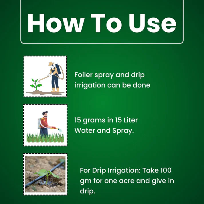 katyayani GGVMicronutrient Mix Fertilizer – EDTA Based | 6 Essential Micro Nutrients for All Plants | 100% Water Soluble (Zinc, Iron, Copper, Manganese, Boron, Molybdenum)