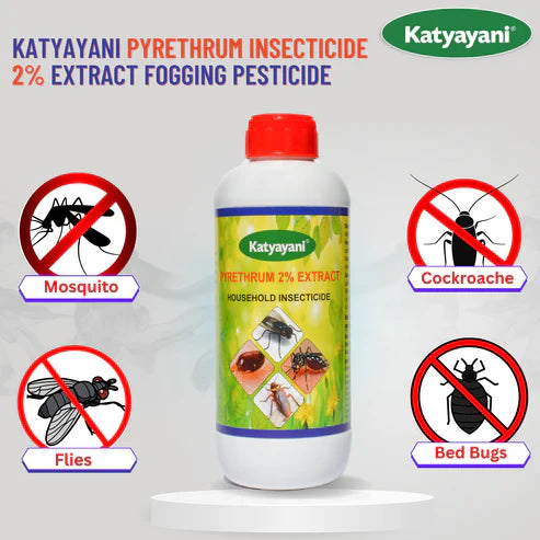 Pyrethrum Extract 2% m/m – Natural Oil-Based Herbal Insecticide for Public Health Pest Control (UAE Edition)