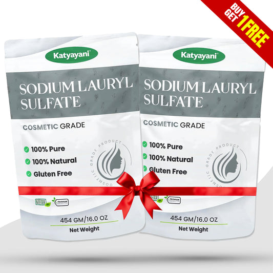 GGV Sodium Lauryl Sulfate (SLS) Cosmetic Grade 454 gm – Buy 1 Get 1 Free