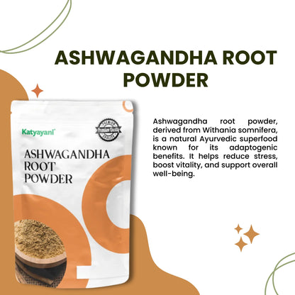 GGV Ashwagandha Root Powder 454 gm (1lb)-Food Grade