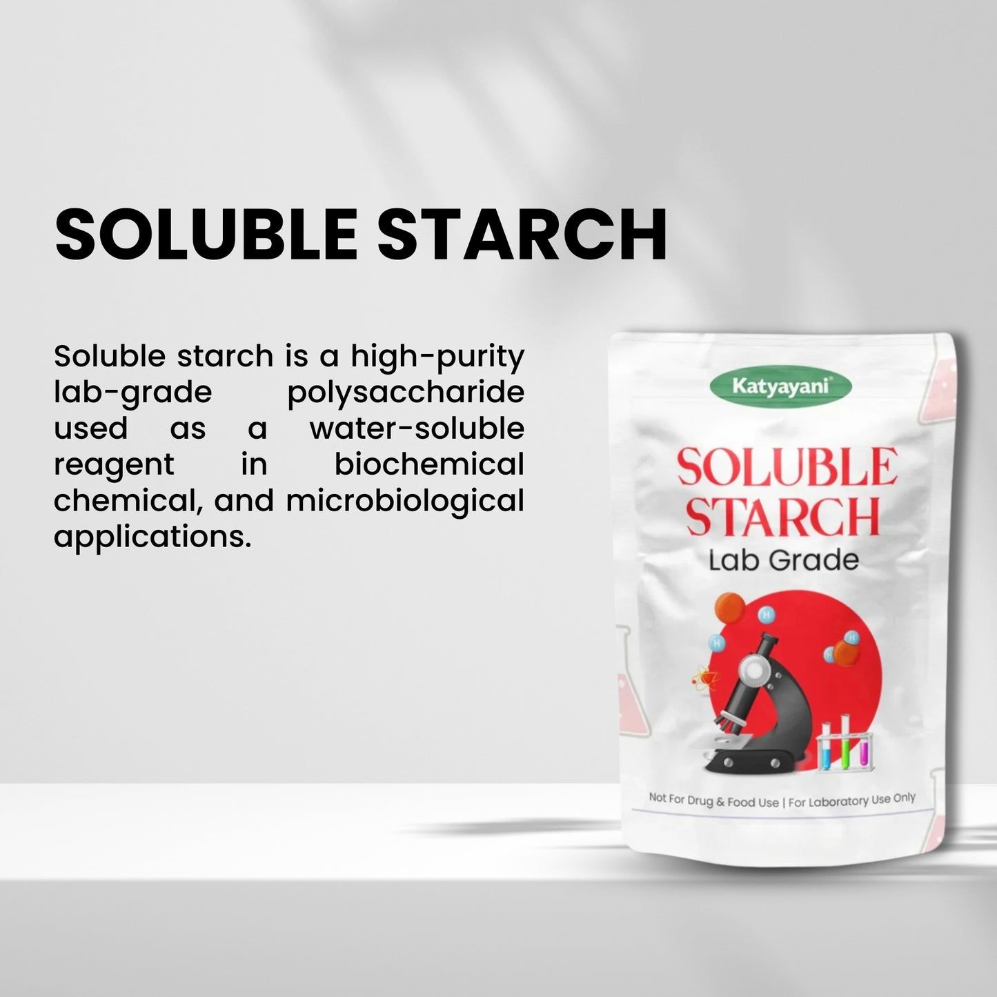 GGV Soluble Starch 100gm (4.5oz)-Lab Grade