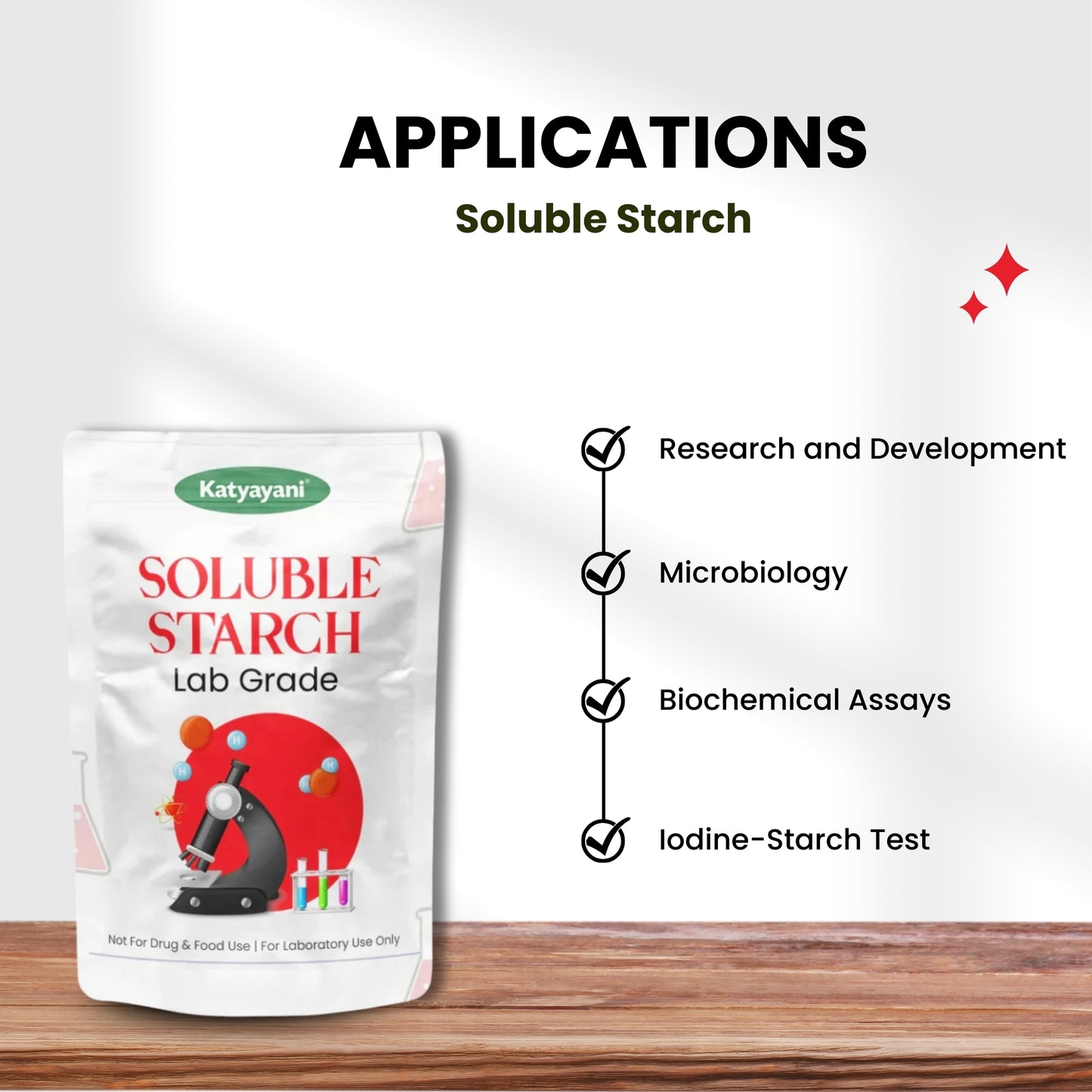 GGV Soluble Starch 100gm (4.5oz)-Lab Grade