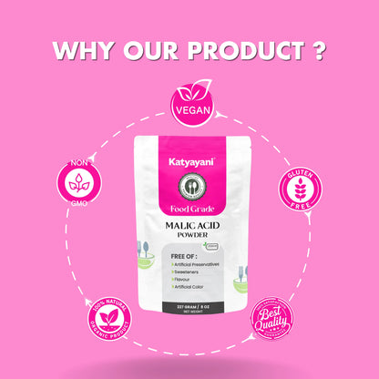 GGV Malic Acid 227 gm (8oz)-Food Grade