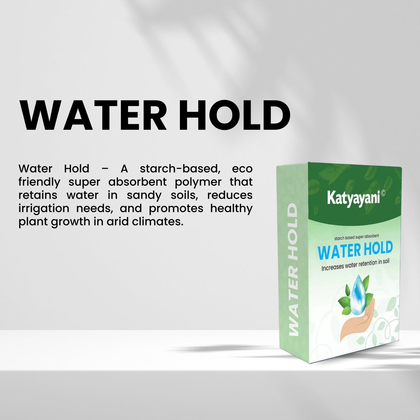 Water Hold Super Saver – Buy 1, Get 2 Free | Starch-Based Super Absorbent Gel for Soil