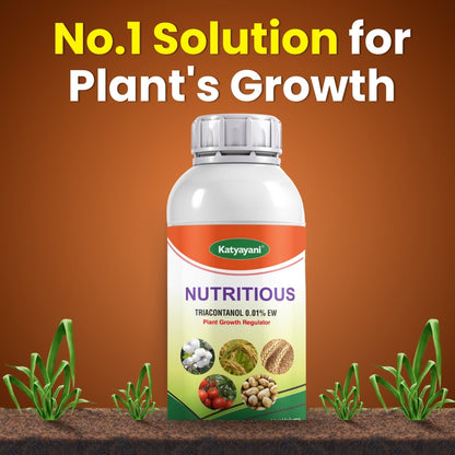 GGV Nutritious Triple Growth Pack – Buy 1, Get 2 Free | Triacontanol 0.01% EW Plant Growth Regulator