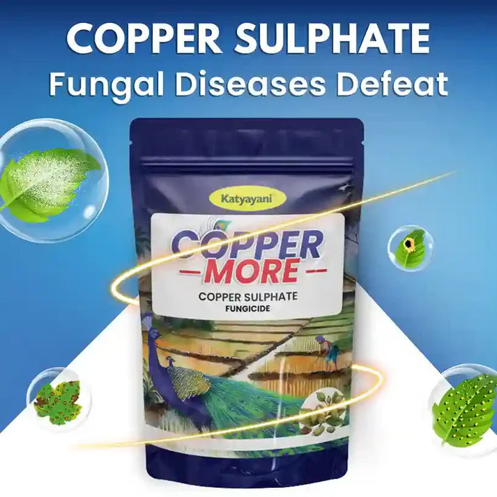 Katyayani Copper Sulphate Fungicide – Broad-Spectrum Disease Control & Essential Copper Nutrition for Plants